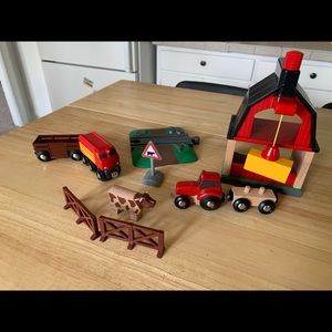 Brio farm train set